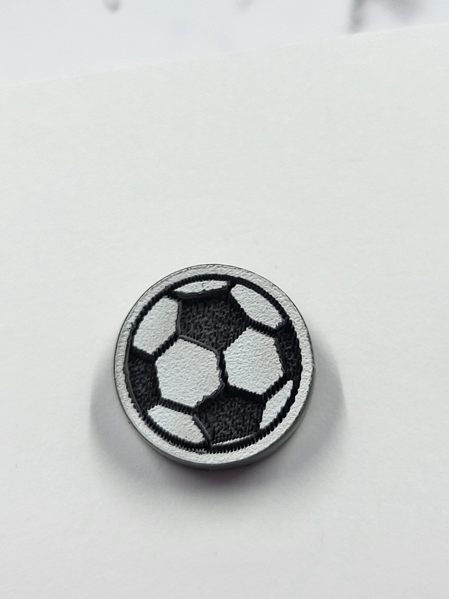 Soccer Ball Stud Earrings - Handmade