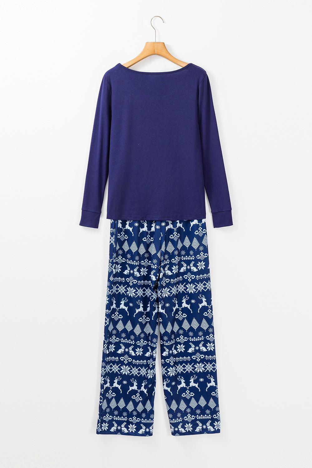 Blue Christmas Loungewear Set