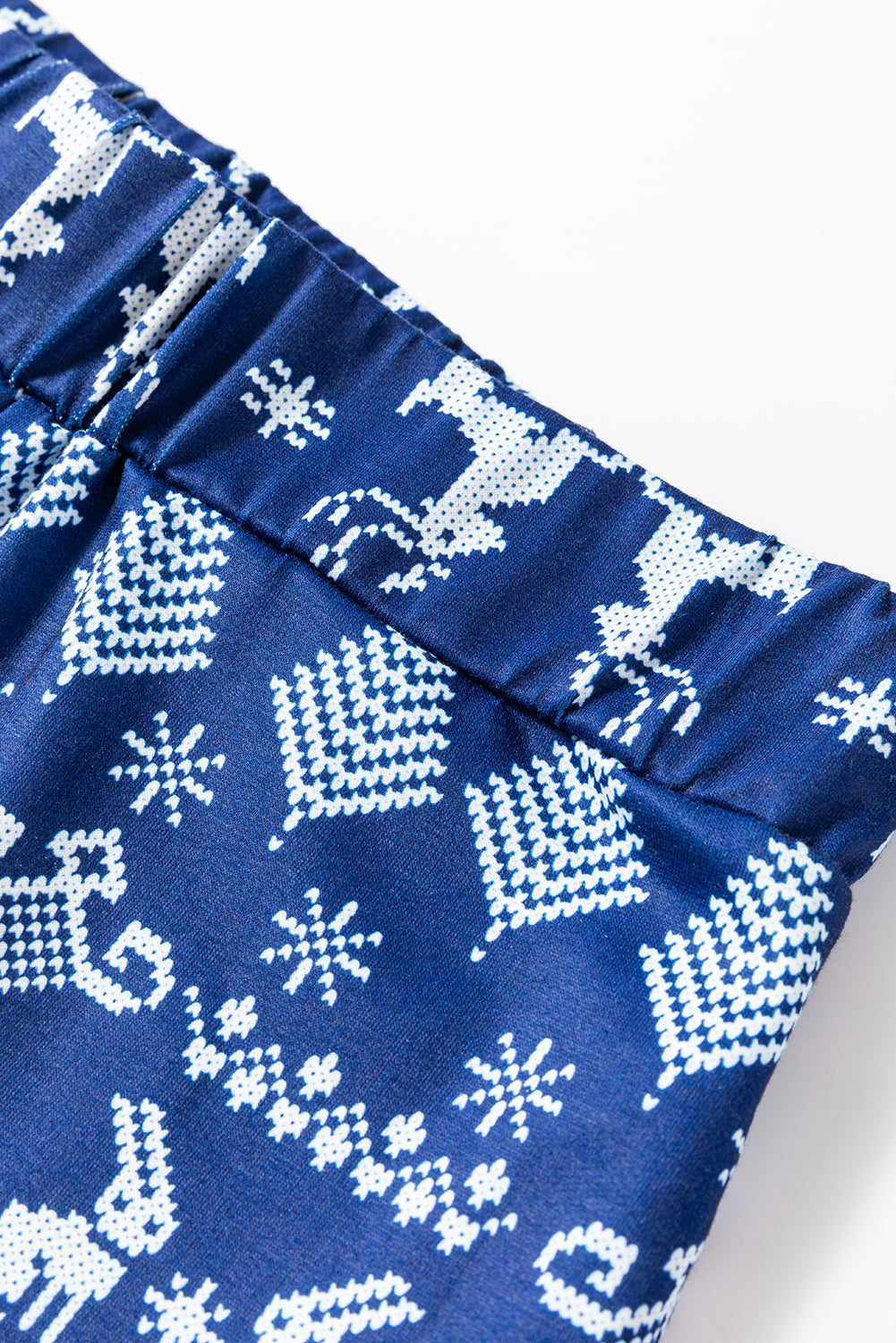 Blue Christmas Loungewear Set