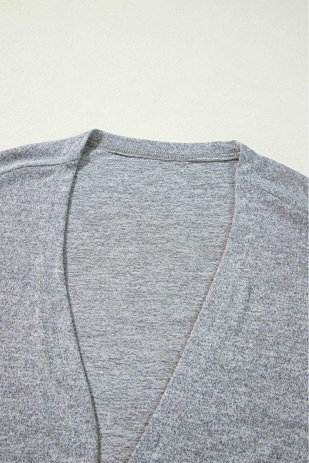 Classic Gray Long Lightweight Cardigan
