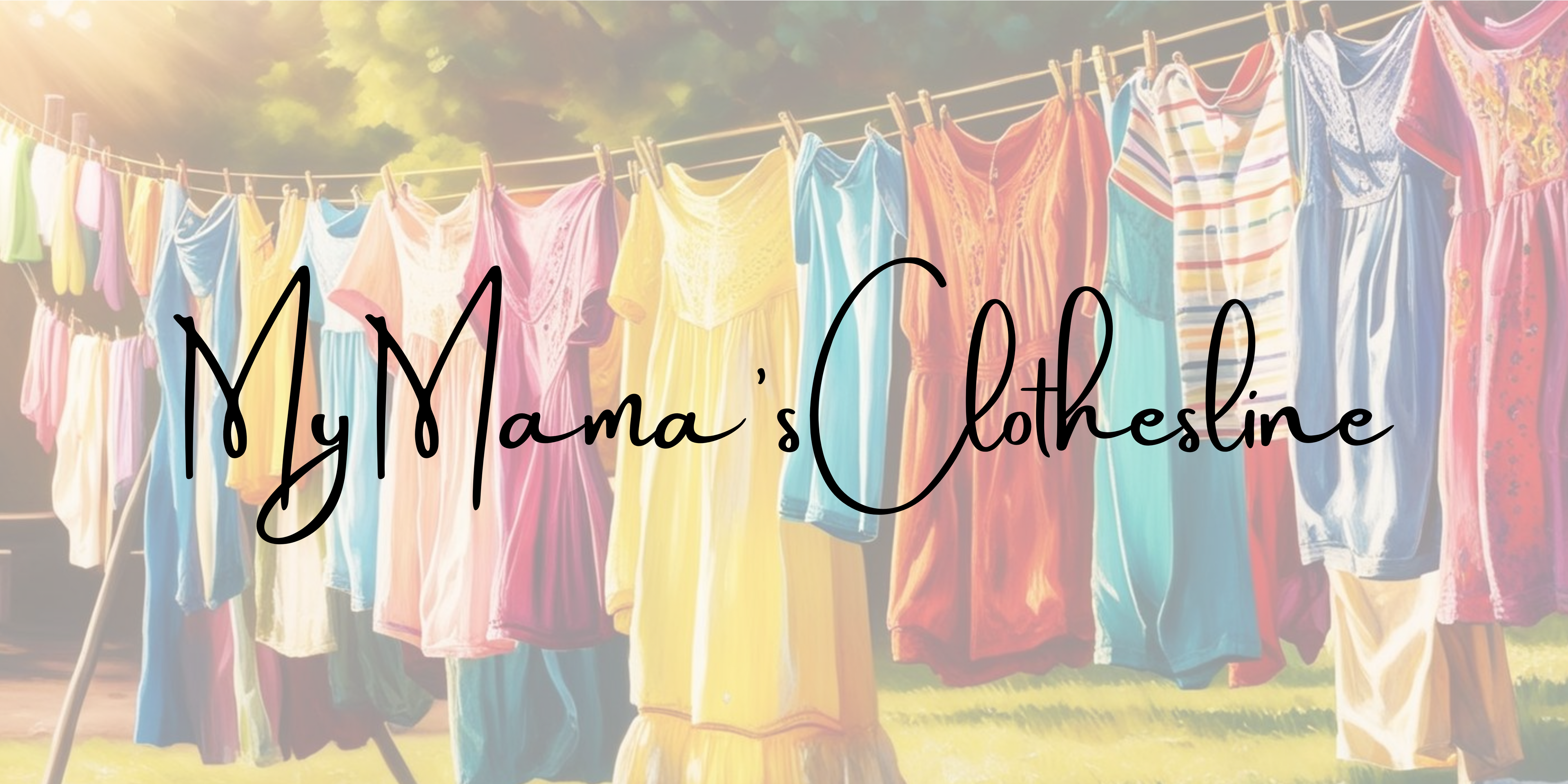 My Mama's Clothesline Banner