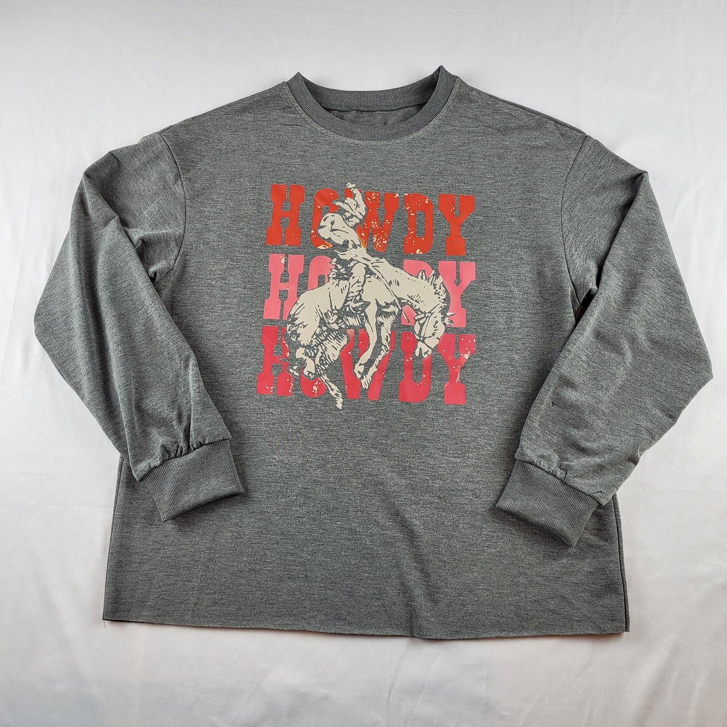 Howdy Cowboy Dark Gray Sweatshirt