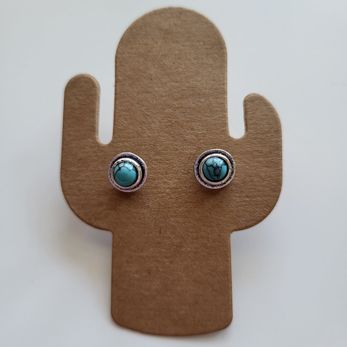 Small Turquoise Stud Earrings