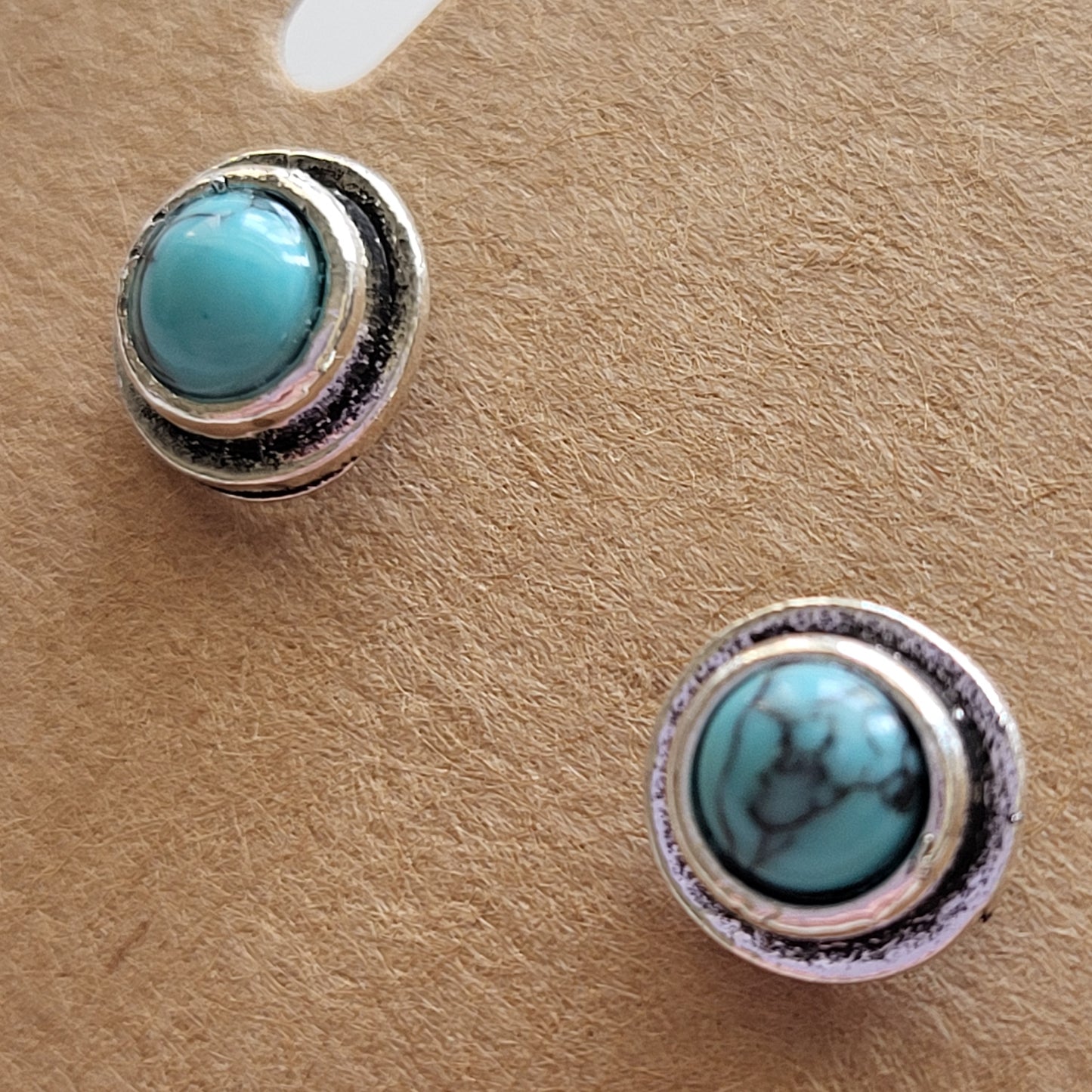 Small Turquoise Stud Earrings
