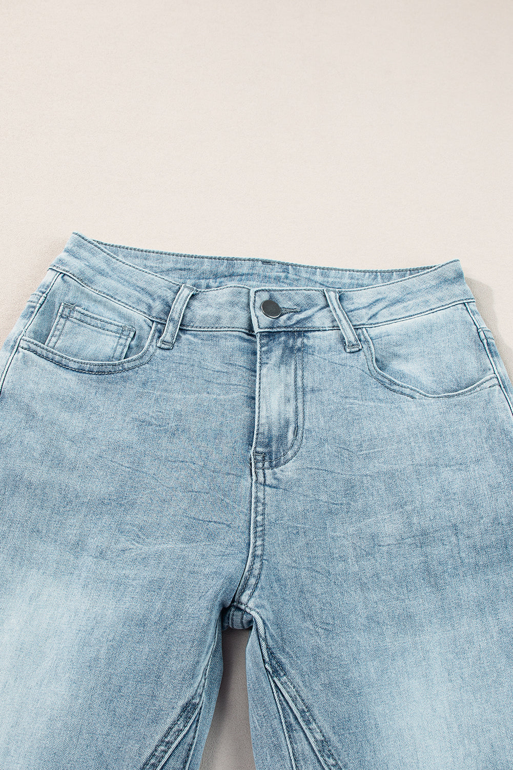 High Waist Extra Wide Leg Jeans – Dusk Blue Acid Wash