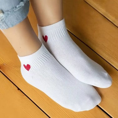 Red Heart Socks (1 pair)