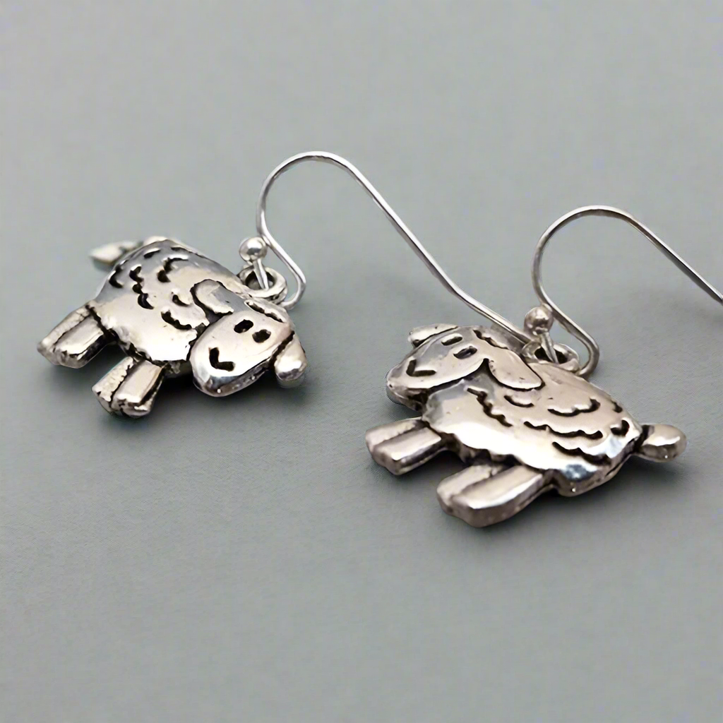 Sheep Pendant Earrings