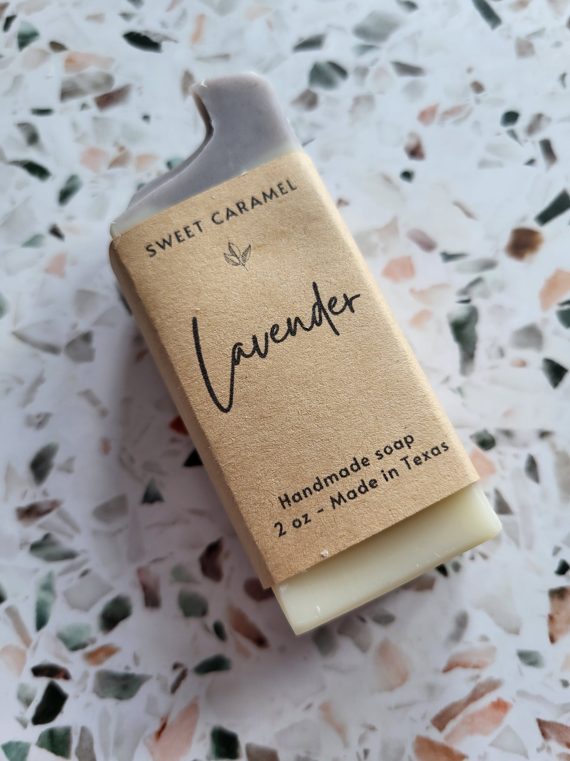Soap Bar, Lavender, 2 oz Half Size, Handmade